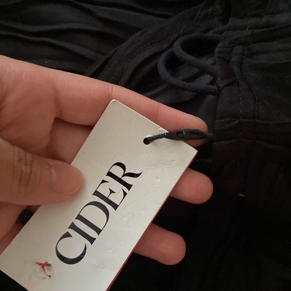 NWT Cider Black Halter Backless Dress - Picture 6 of 8